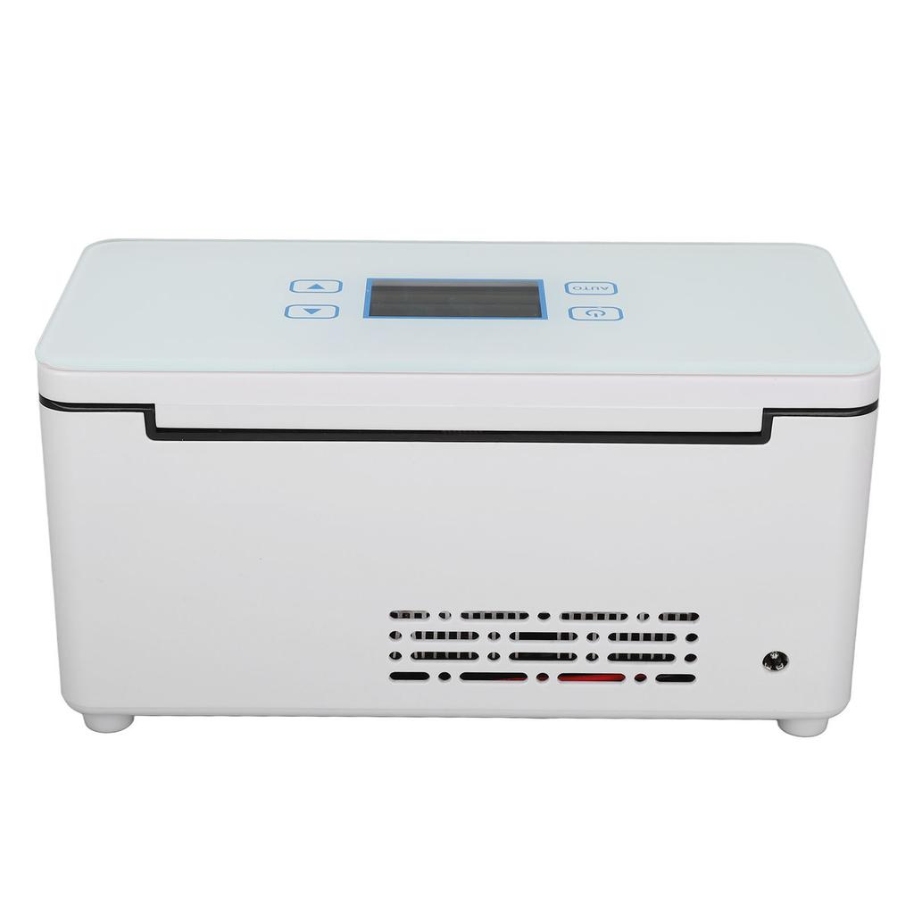 Mini Insulin Refrigerator Case Adjustable Temperature Electronic Mini Medicine Refrigerator Holder White