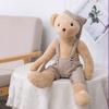 Long Ears  Long Legs Bunny Baby Appease Toy Plushie Pajama Party Dress Brown Bear Plush Animals Cuddly Toy Xmas Present