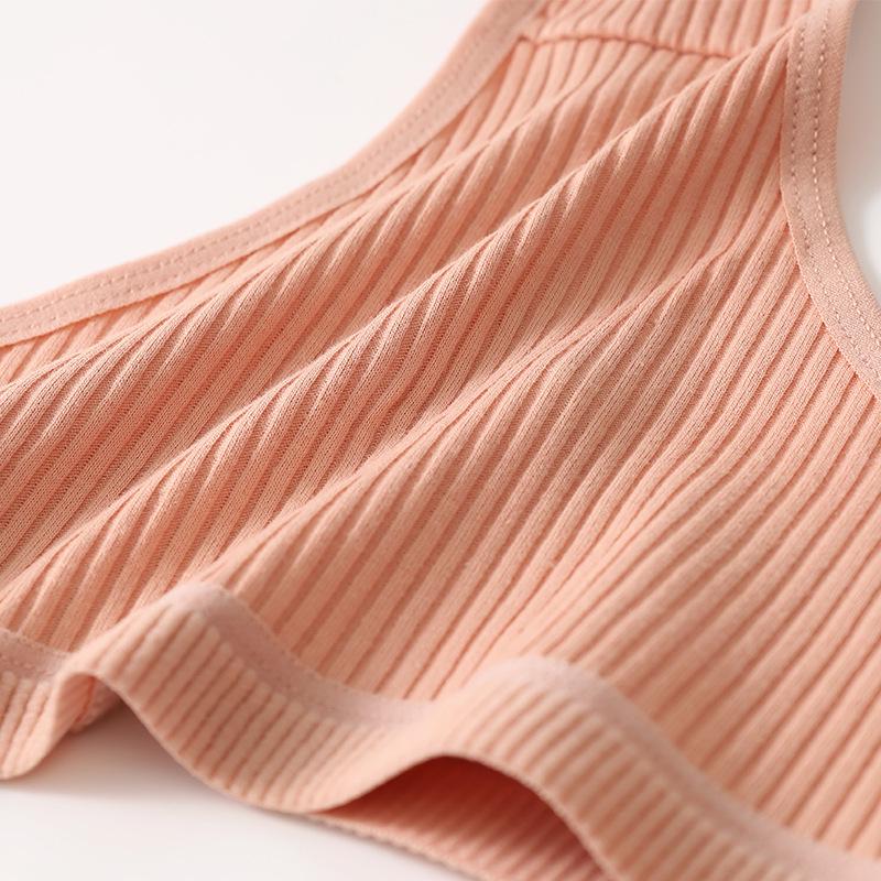 Women's Sexy Low-Rise Cotton Striped Thong Panties