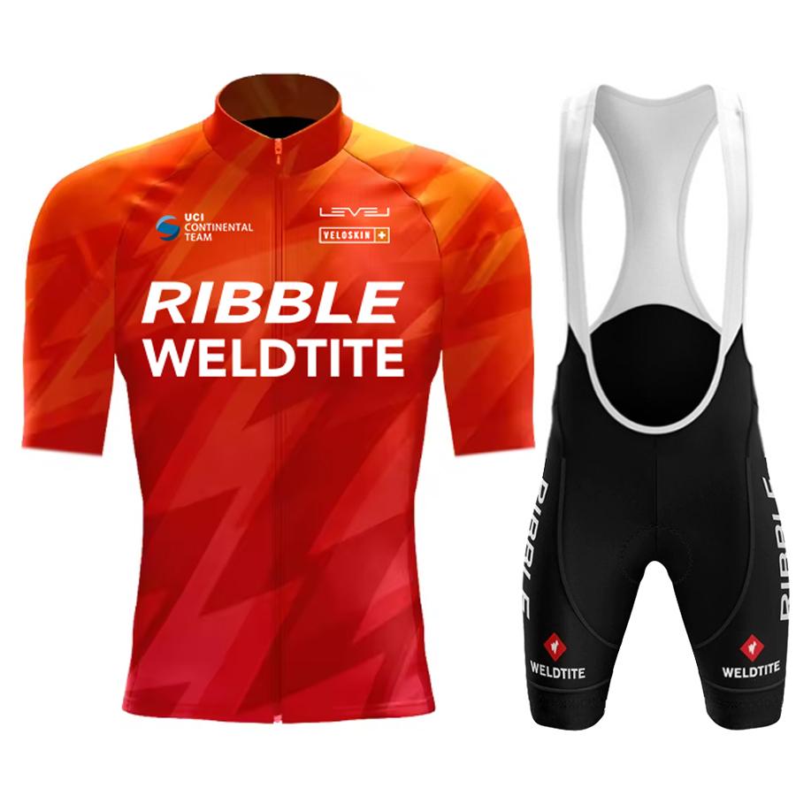 2026 Summer Breathable Cycling Suit Set Men's  Short Sleeve Racing Sport Suit Mtb Bicycle Cycling Clothing Mallot Ciclismo Hombre