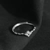 High-End 925 Silver Plated Flower Ring - Light Luxury Open Design for Women