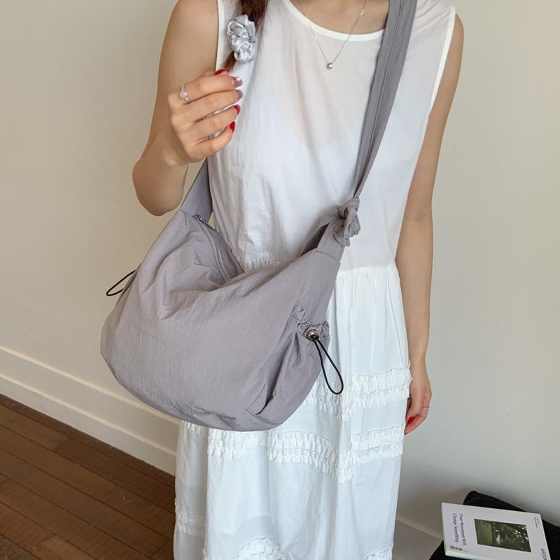 Women's Large Capacity Shoulder Bag Solid Color Crossbody Bag