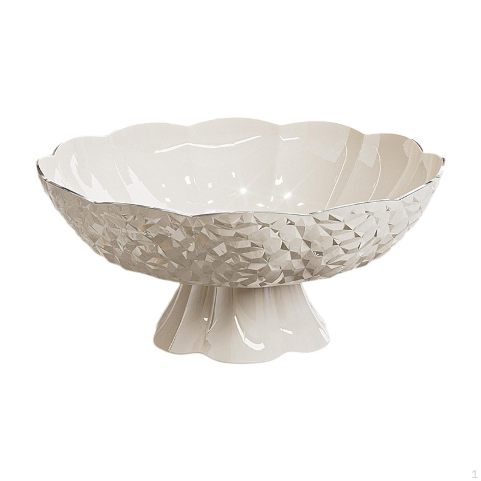 

Bowl for Fruits, Vegetables, Snacks And Bread with Drainage Hole Dining Room, Desk, Or белый