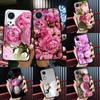 Peonies Beautiful Flower Case For Honor Magic 7 5 6 Lite 50 70 90 200 Pro X9c X9b X9a X8a X7a X6a X8 X9 X8b Cover