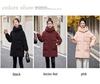 Women's Mid-Length Red Down Jacket, Winter 2024 Style, Loose Fit, Casual Thick Ankara Coat