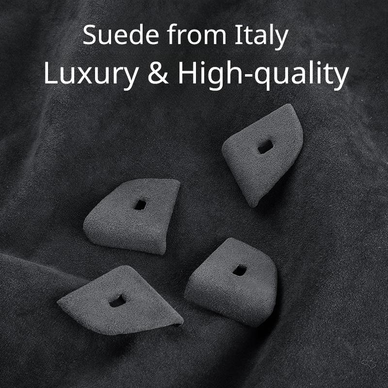 Accessori Auto Aggiornati per Tesla Model 3 Highland 2024 Copertura Protettiva per Pulsante Interruttore Porta Adesivo in Suede per Apertura Porta Decorazione