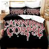 Top 3D Print Cannibal Corpse Bedding Set Duvet Cover Bed Set Quilt Cover Pillowcase Comforter King Queen Size For Boys Adult