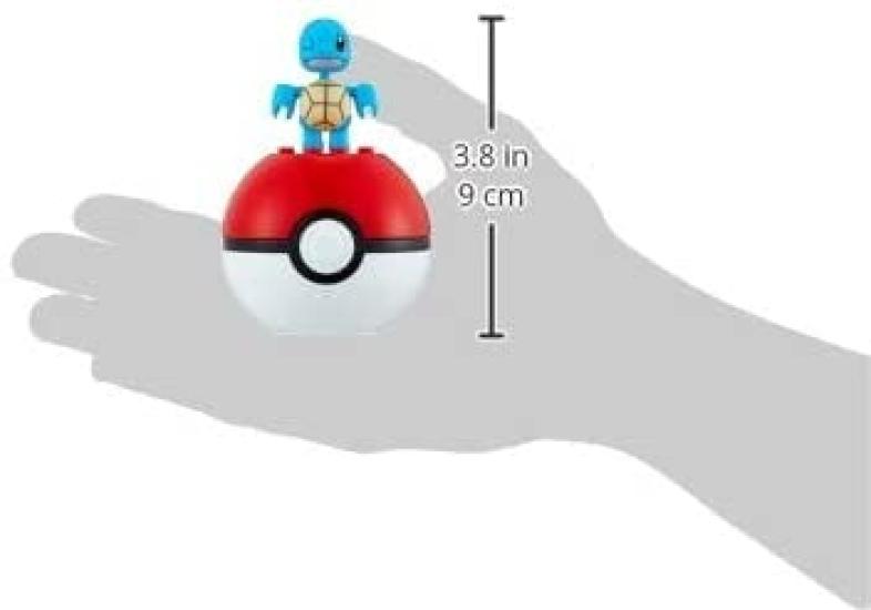 Mega Construx Pokemon Monster Ball Squirtle Block 17 деталей GFC87