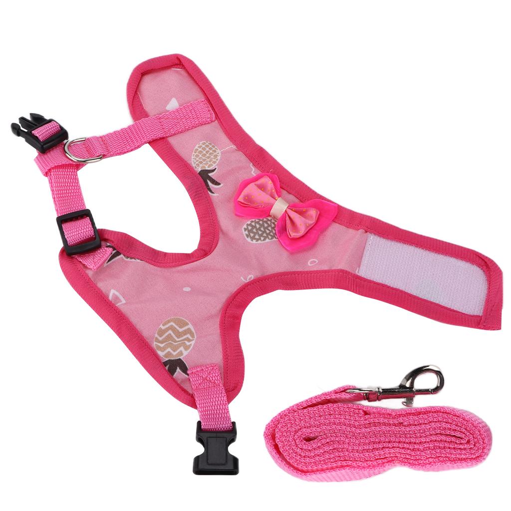Pet Chicken Traction Rope Training Walking Pet Chicken Adjustable Strap Traction RopeM Pink