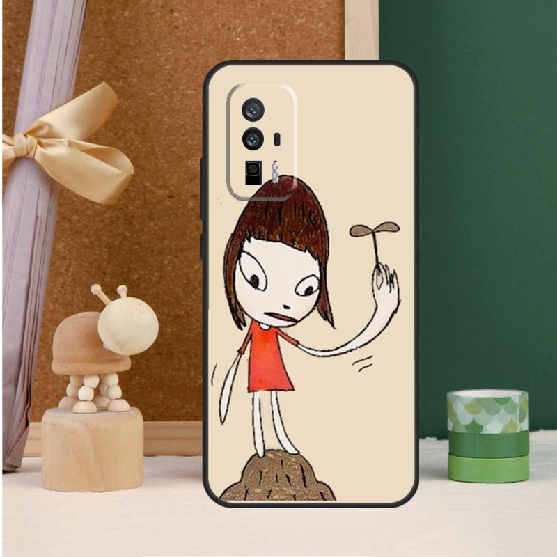 Yoshitomo Nara Case For POCO X6 Pro X3 X4 X5 M6 Pro F5 F3 M5s Xiaomi 13T Pro 11T 12T 12 13 14 Ultra Cover