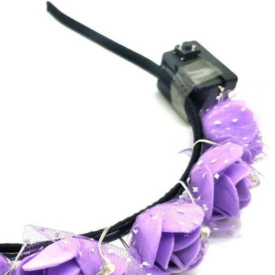 Women's Headband Glow Light Up Beautiful Convenient Thick Thin Hair Decoration for Parties Birthdays Festivals