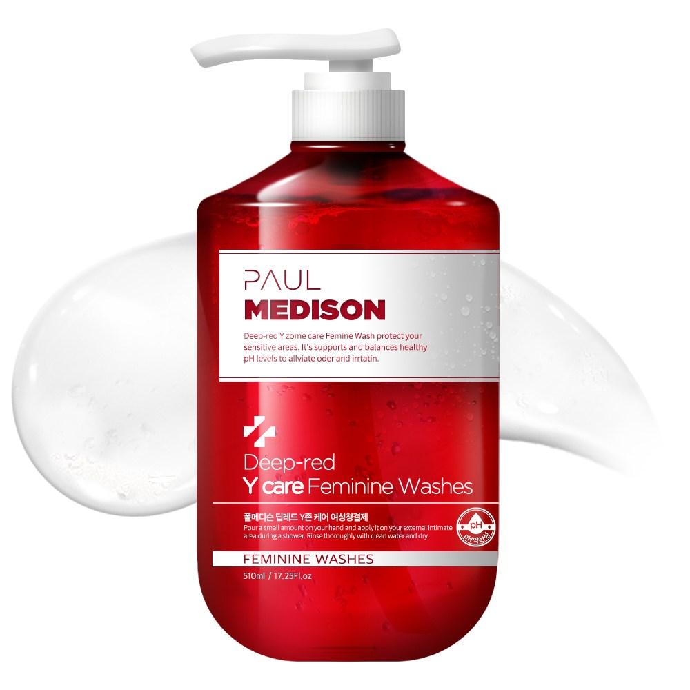 Nettoyant féminin Paul Madison Deep Red Y Zone Care, 510 ml, 1 unité