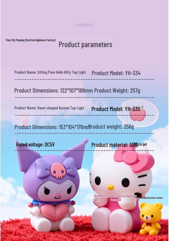 Silicone Panda Night Light: Baby Bedroom Lamp, Eye-Friendly & Rechargeable for Night Feeding