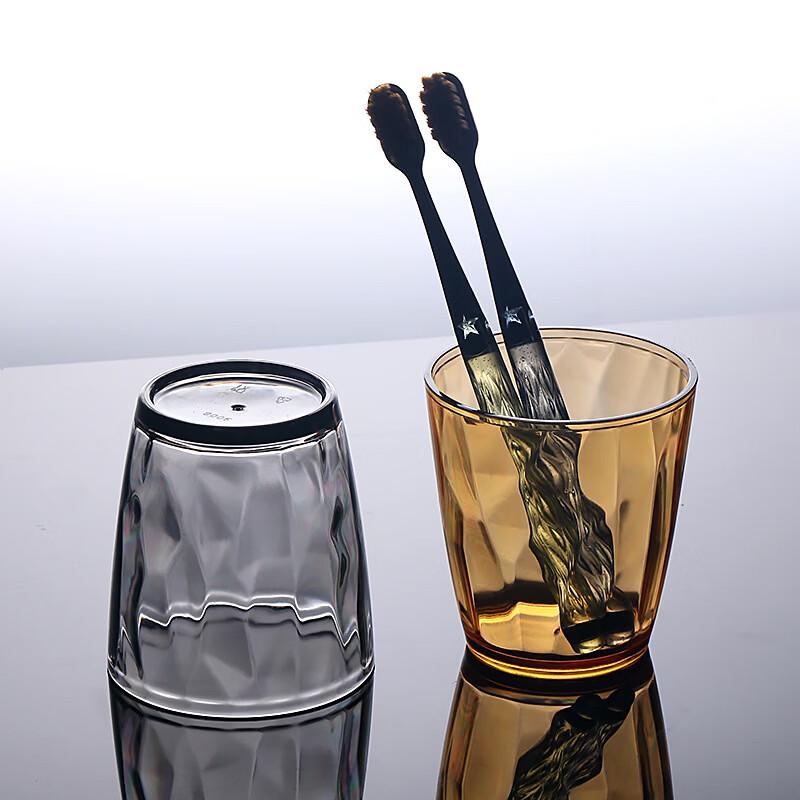 Changqi Transparent PC Plastic Mouthwash Cups Set