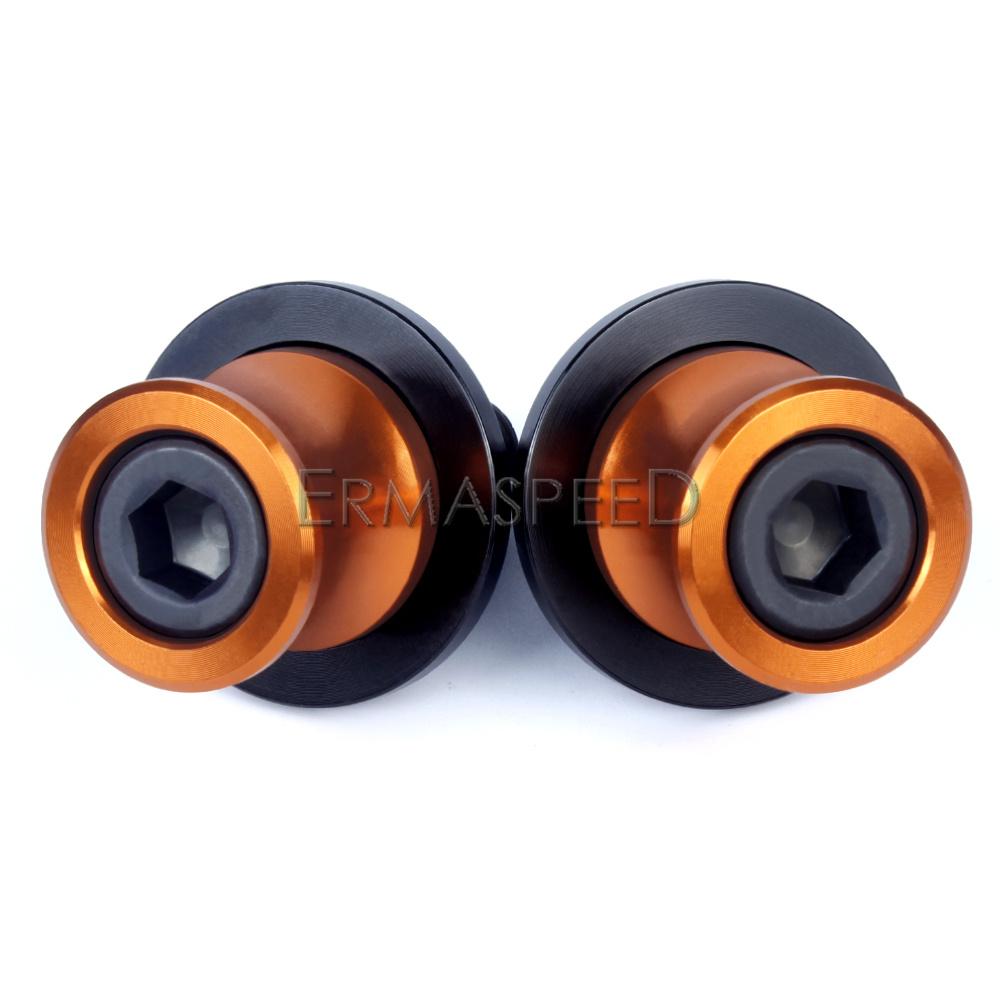 Pro Z1000 Z900 Z750 Z250 NINJA250 Z50L ER6N Cívky kyvné vidlice Šrouby zadního stojanu Jezdce M8 M10 CNC hliník