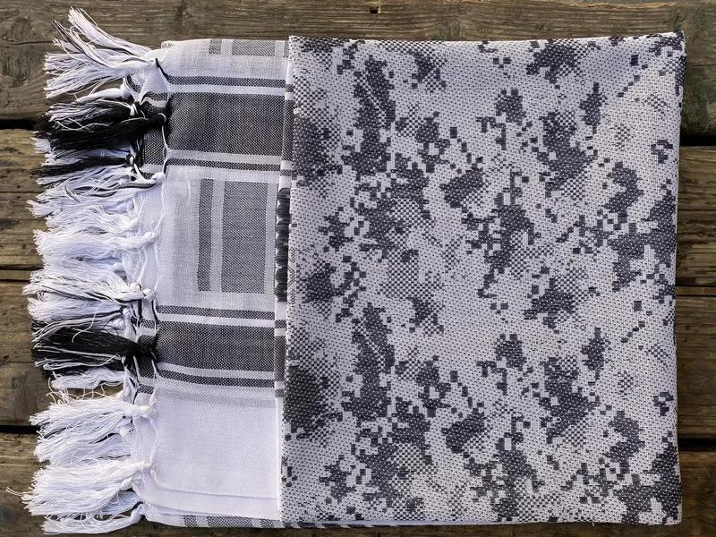 Tactical Arab Shemagh Military Scarf Outdoor Hiking Army Desert Scarves Muslim Hijab For Men Women Windproof Scarf Cotton Skull
