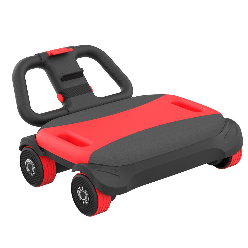 4-Rad-Bauchmuskeltrainer mit automatischem Rückstoß für Männer und Frauen – Trainingsgerät für das Core-Training zu Hause