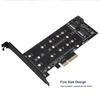 PCI‑E 4X auf M.2 NVMe SSD NGFF Adapterkarte B Key M Key Erweiterung Duale Schnittstelle