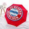 Bayern Munich, Football Club Automatic Opening and Closing, 8 Rib Structure Portable Umbrella, Suitable for Men and Women In All Seasons  Pe