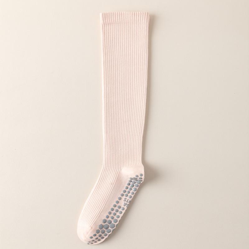 Color Matching Yoga Calf Socks Professional Non-Slip Pilates Pressure Sports Socks Children'S Fitness Dance Stockings