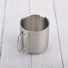 Zhongzhanggui Verdickter doppelwandiger 304 Edelstahl Outdoor tragbarer Becher