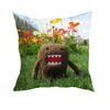 Cute Funny Domo Cartoon  Pillow Cover Living Room Sofa Cushion Cover Bedroom Room Bed Pillow Cover Home Decoration