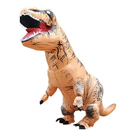 Dinosaur Cosplay Tyrannosaurus Rex Adult Performance Inflatable Fun Toy [fun costumes] Costume, Costume, Prop, Costume, (Kids, Green)