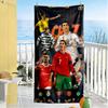 Cristiano Ronaldo Beach Towel Soft Durable Quick-Dry Comfortable Lightweight Perfect for Traveling Yoga Camping and Swimming