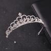 Silver Color Crystal Crown Tiara Rhinestone Prom Diadem Bridal Wedding Hair Accessories Jewelry Crown Tiara for Women Bride Gift