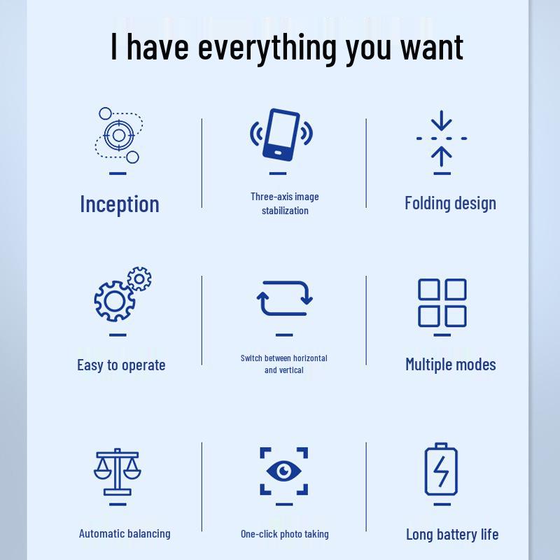 Tragbarer Drei-Achsen-Gimbal: Mobiler Stabilisator für flüssige Kurzvideos und Live-Streams
