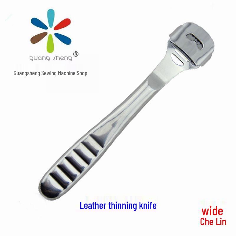 DIY Stainless Steel Leather Skiving and Paring Knife with Replaceable Blade