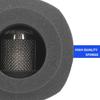 Microphones Foam Cover Sponge Windscreen for Musicians and Broadcasters Black