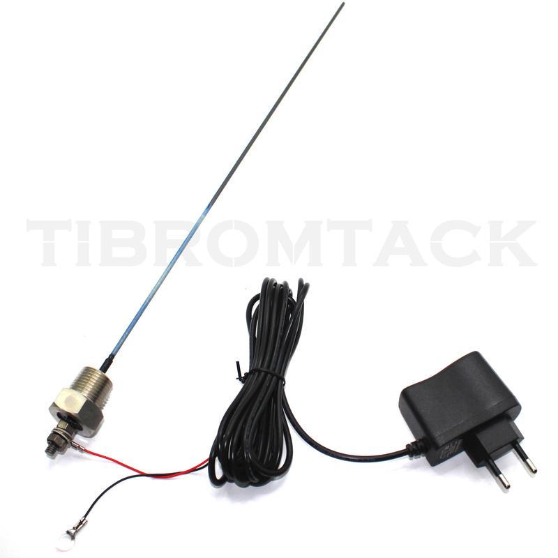 Water Heater Anode Rod with Power Supply, Titanium Anode Wire, Ru-Ir Coating, Length 420mm, NPT3/4, Coating Length 220mm
