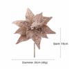 New 30CM Artificial Poinsettia Flower Simulated Pearl Pink White Christmas Flower DIY Christmas Flower Christmas Tree Accessory