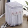 1PC Drum Washing Machine Washable Embroidery Universal Dustproof Cover Protective Sleeve Fibre Cover Fully Automatic Machine