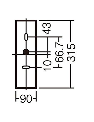 Panasonic LED Porch Light Directly Mounted On the Wall Type 40 Light Bulb Color LGWC80415LE1