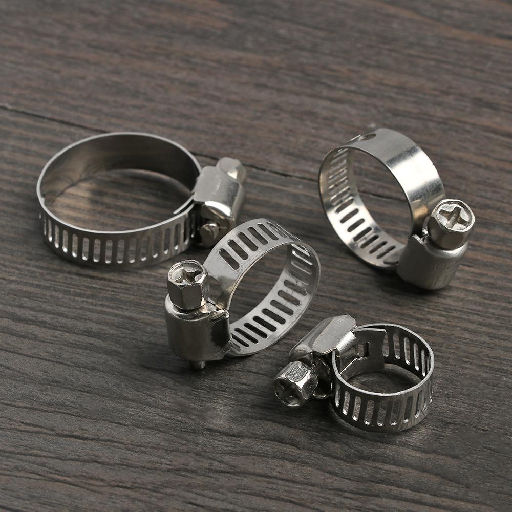 10 pcs Powerful Welding Repair Tool Sealing Exhaust Pipe Clip Hose Clamps T Bolt Stainless Steel