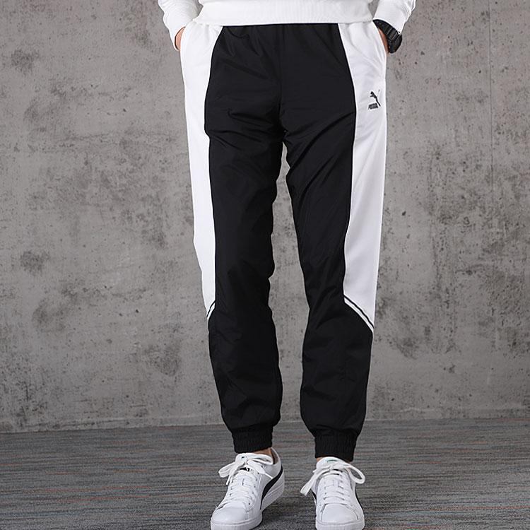 Puma Retro Sports Long Pants With Laces Men Bottoms Black 597373-02