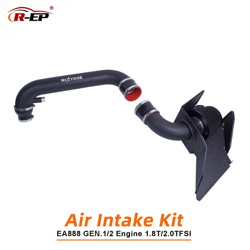High Flow Cold Air Intake Pipe Kit with Filter for VW Golf V VI Passat Jetta CC Beetle Caddy Eos Scirocco Sharan Tiguan Touran