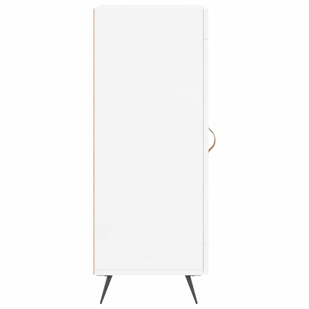 Vidaxl Cabinet, White, Glossy, 34.5X34X90 Cm, Wood-Based Material