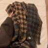 Korean Imitation Cashmere Plaid Scarf for Women - Thick, Warm, Versatile Autumn/Winter Fashion