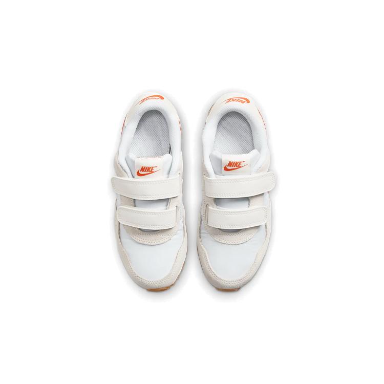 New Nike MD Valiant Low Top Running Shoes White Apricot Orange Children Aged 3 7 Years Old CN8559-103
