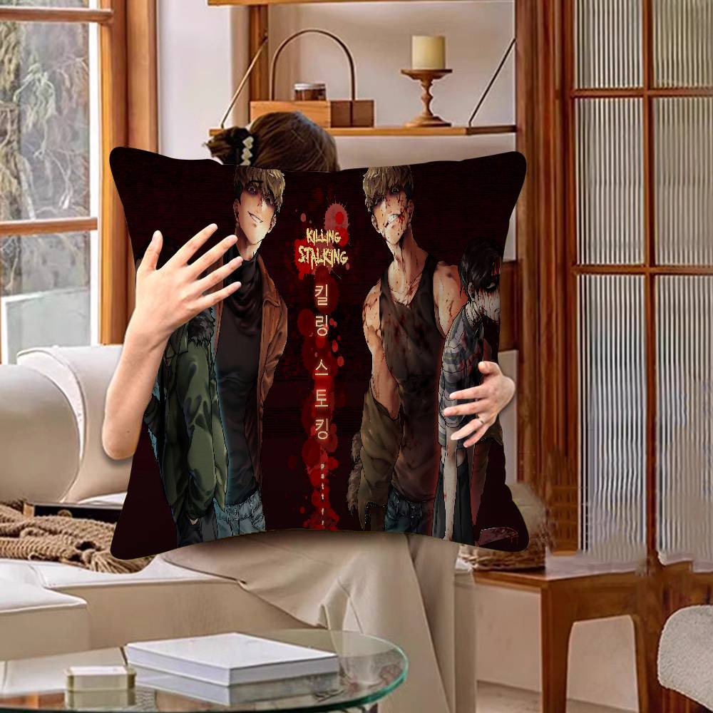 Anime Killing Stalk Pillow Cover Sofa Cushion Cover Home Room Decoration Children Gift