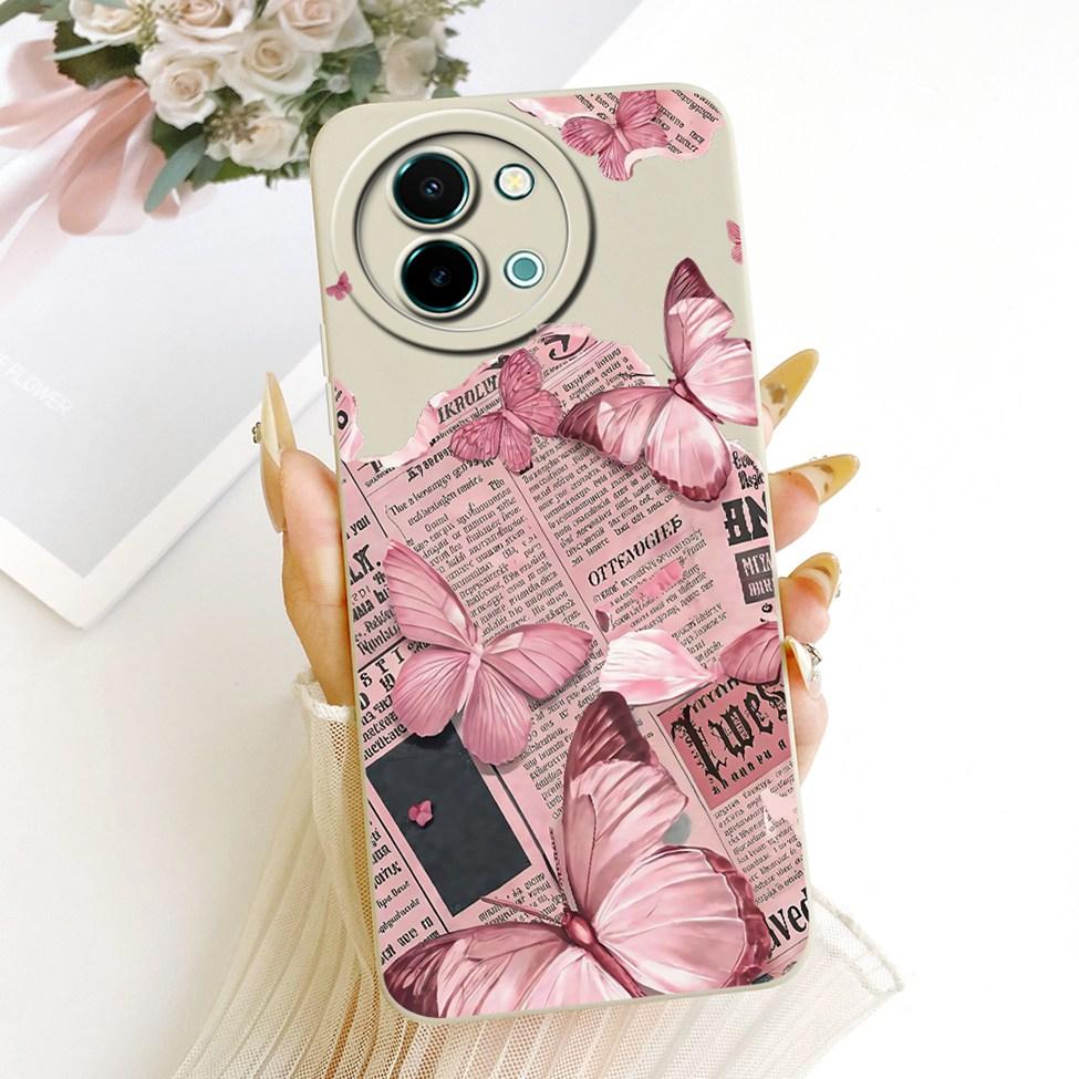 Casing For Vivo Y38 5G Cover Fashion Cartoon Cute Funny Painted Silicone Funda For Vivo Y 38 5G Phone Case