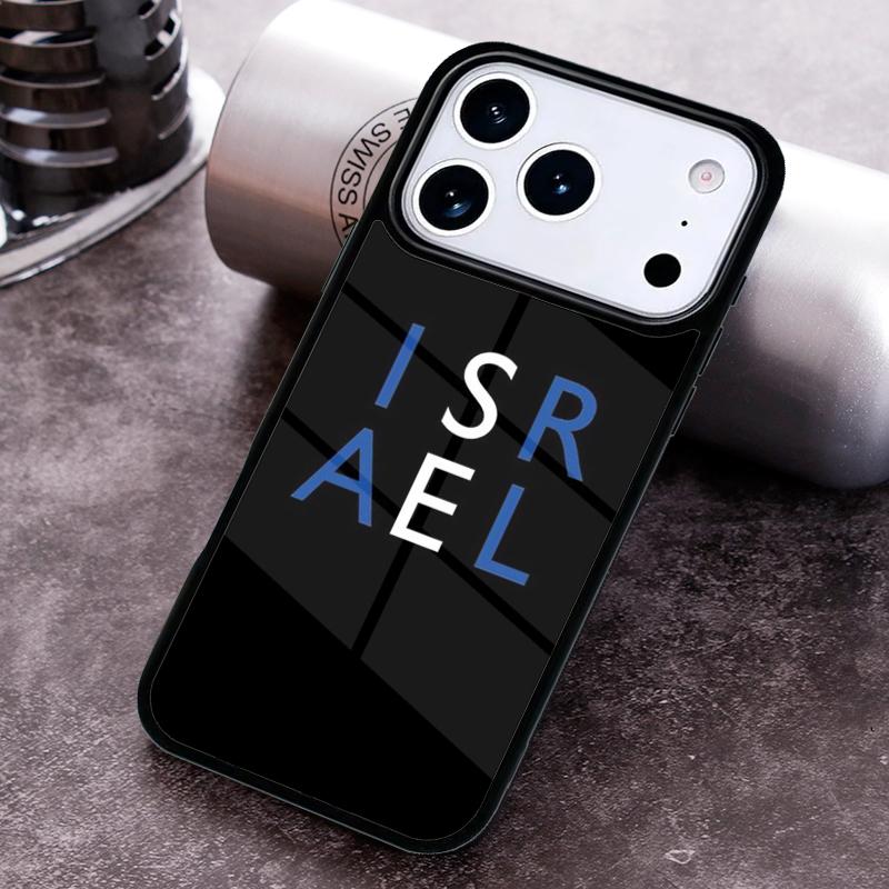 I=srael Flag Soft Phone Case for iPhone 17 16 15 Pro Max Air 14 13 12 11 Plus Shockproof Cover