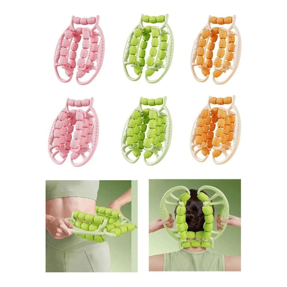 Handheld Cellulite Massager 360-degree Rotation Manual Muscle Massager Roller  Yoga Fitness