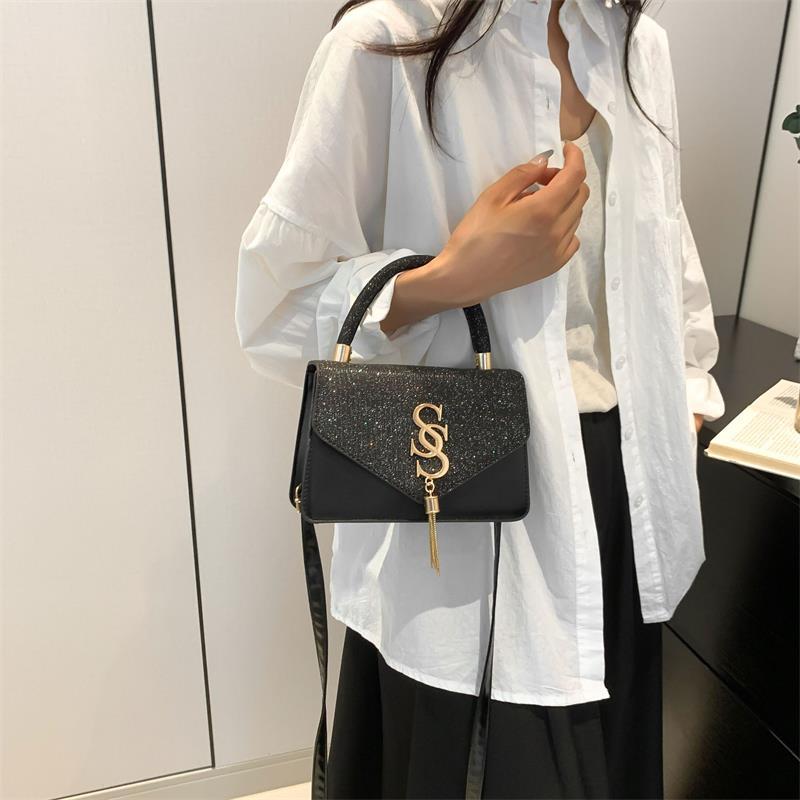 Evening Bag Luxury High-End Glitter Gold Silver Shoulder Bag Handbag Clutch Bag Women Female Crossbody Bags