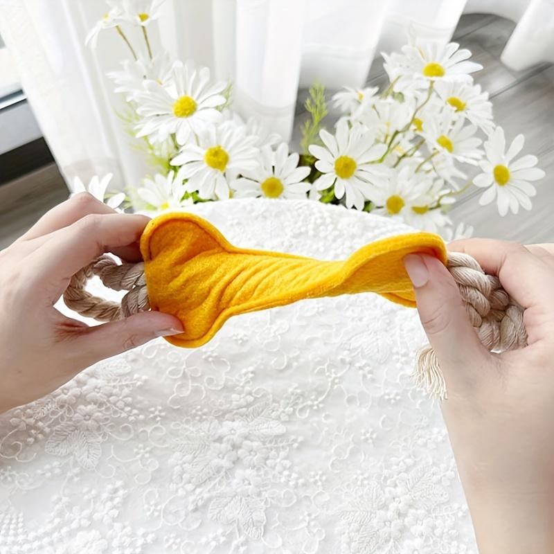 Dog Gnawing Rope Toy, Gnawing Teeth Pet Toy, Puzzle Interactive Felt Dog Chewing Toy, Assorted Color