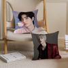 Park S-Sunghoon Pop Singer Stitch Lucky Dragon Pillow Cover Sofa Cushion Cover Home Room Decoration Children Gift