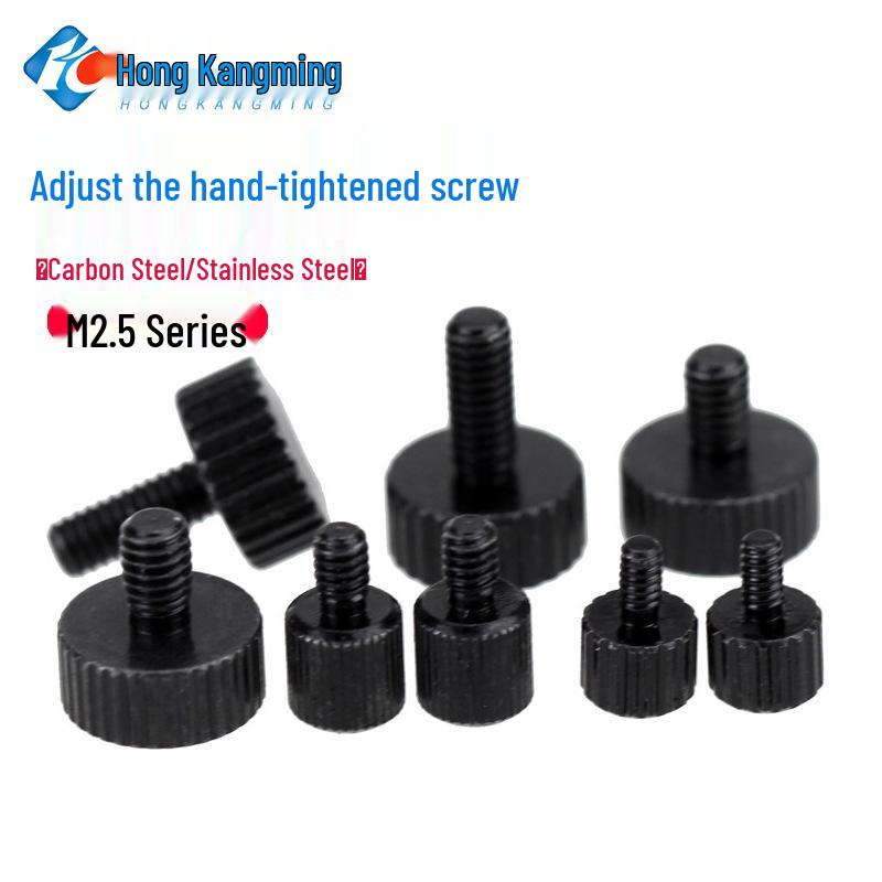 Micro-lens Knurled Thumb Screw M2.5 – Flat-head Caliper Adjustment and Positioning Screw.